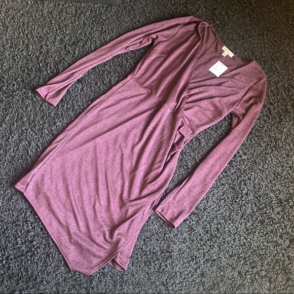 UO silence + noise pink burgundy dress NWT - Picture 8 of 13